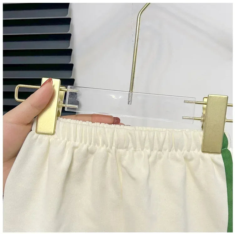 M&T Wear - Kids Clothes Cotton Set Short Sleeve Suit Baby Girls Boys Set Summer Tops +short Children's Wear 2024 New