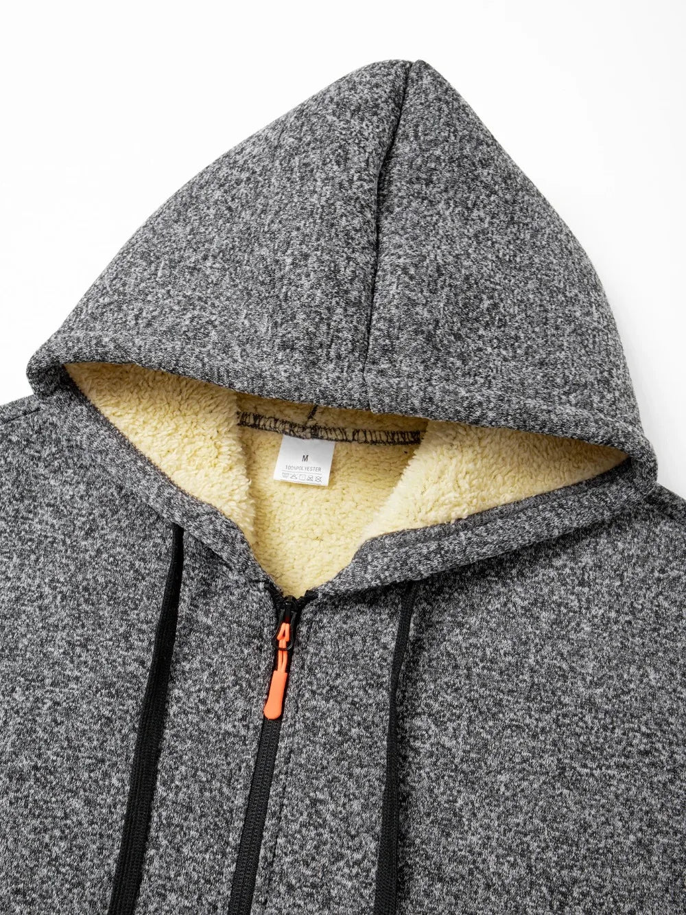 M&T Wear Men’s Thickened Winter Overcoat Hoodie – Warm Fleece Casual Jacket