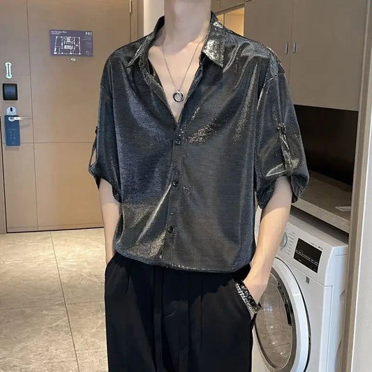 M&T Wear- Cool Tops Asia Button Up Original Korean Popular Shirt