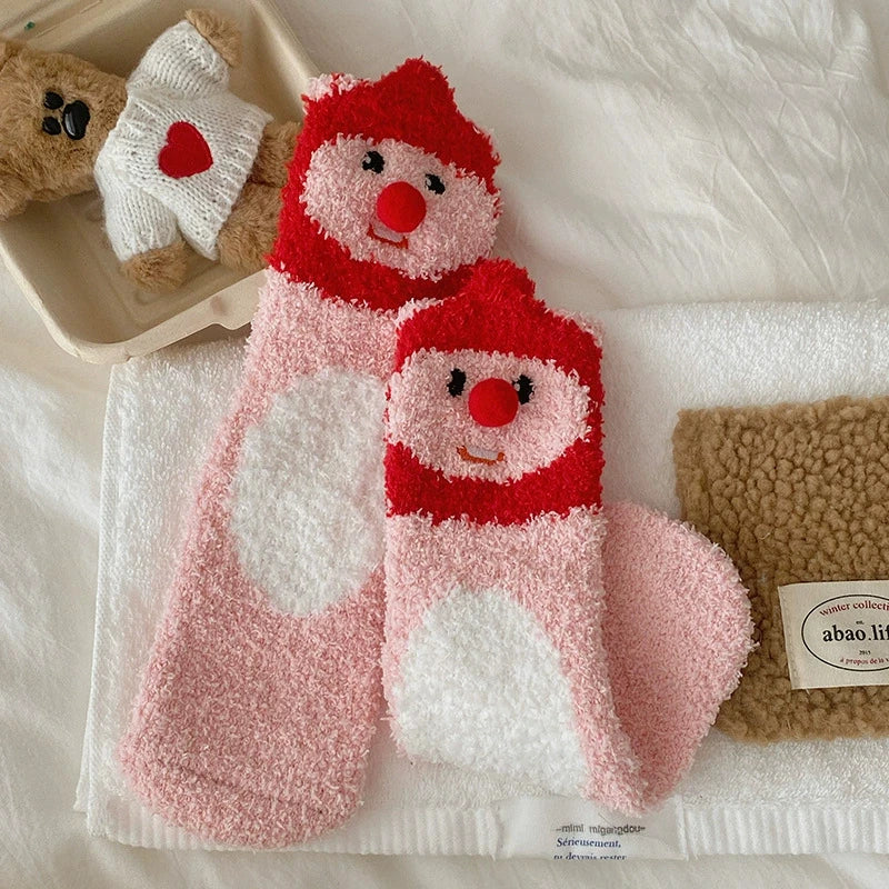 M&T Wear - Winter Women’s Thick Fuzzy Cartoon Socks