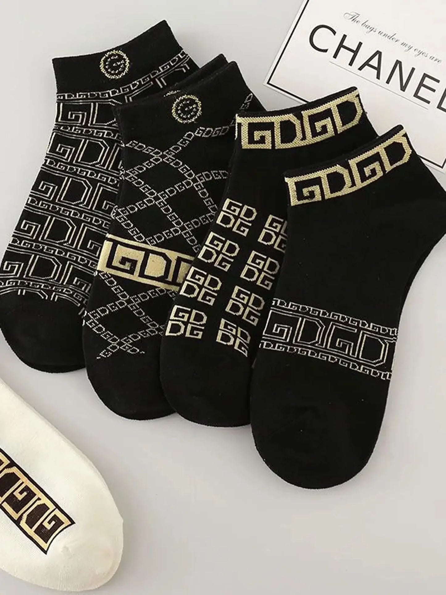 M&T Wear - 5/10 Pcs Men's Thin Breathable Low-Cut Socks Pack