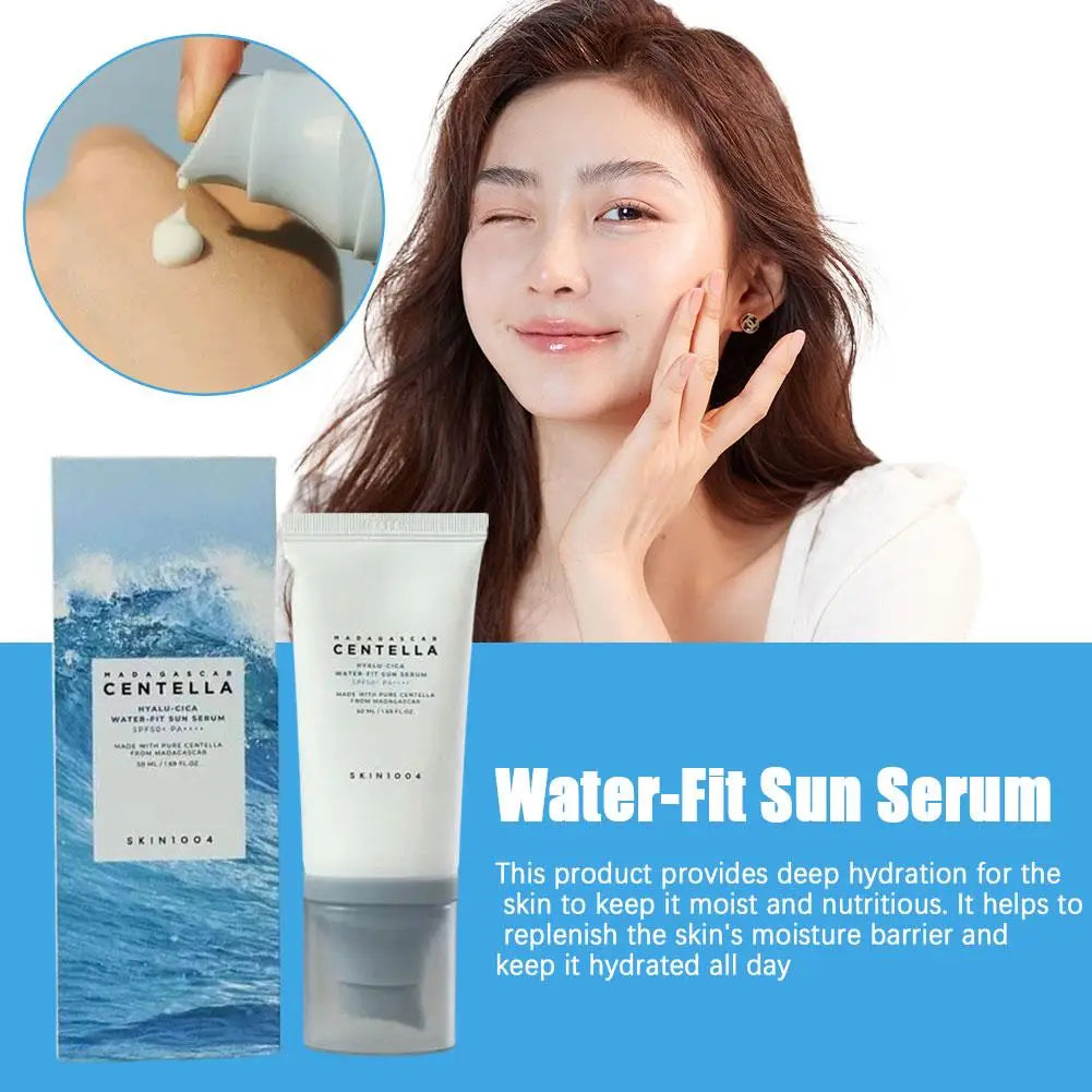 CENTELLA Instant Water-Fit Sun Serum Refreshing Moisturizing Non-Greasy Korean Sunscream Protection Product 50ml Skincare