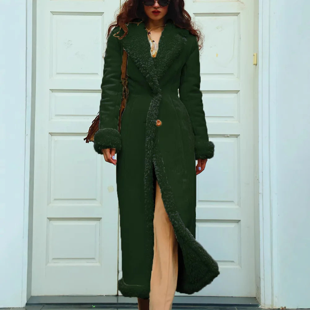 M&T Wear - Women's European Style Thickened Suede Winter Coat