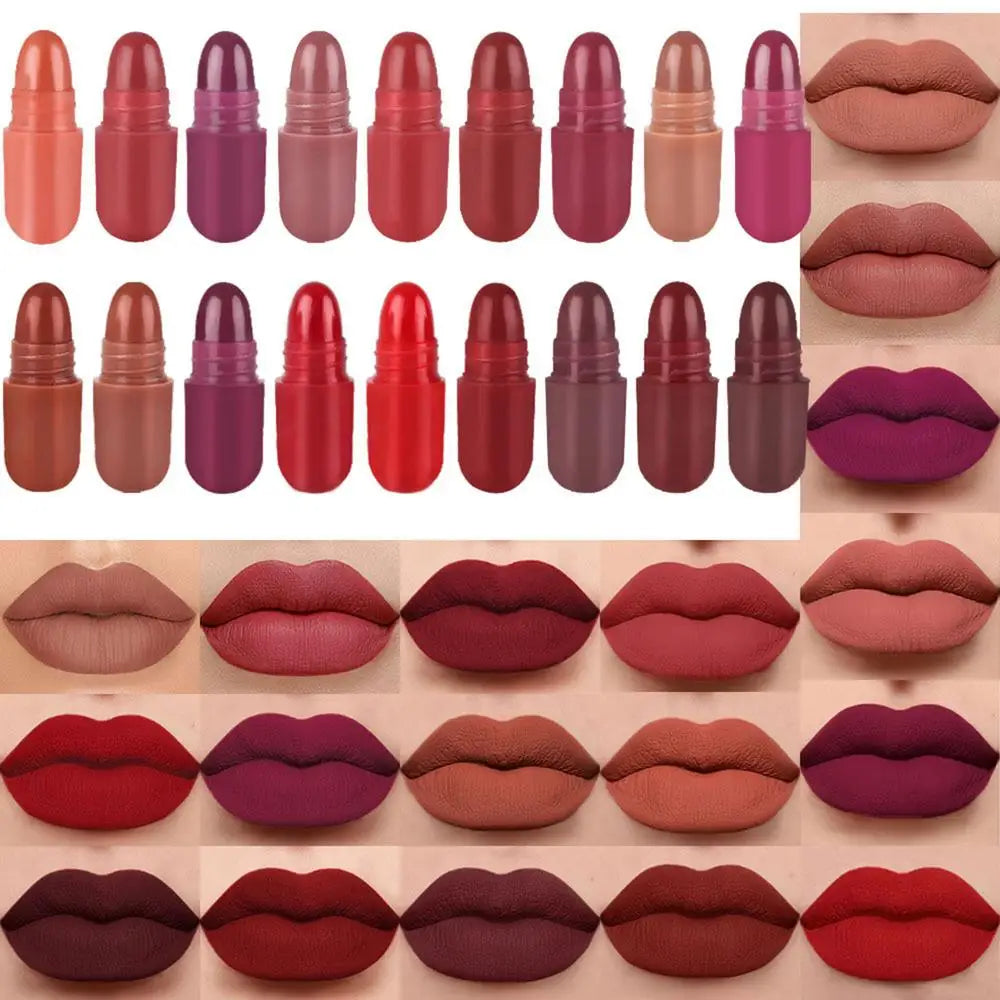 M&T Wear – Velvet Matte Mini Pill Lipstick Set (6/10/18 Colors)
