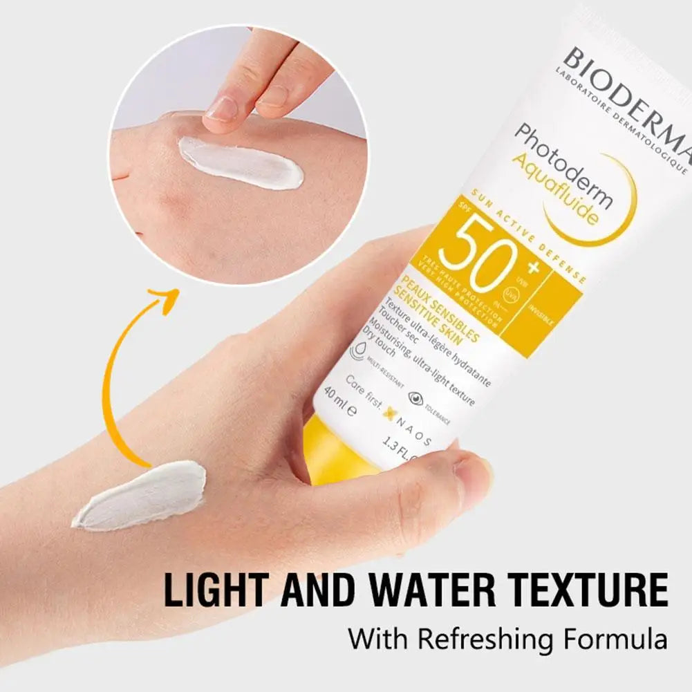 BIODERMA Sunscreen Cream SPF50+  All Skin Types - Sensitive Skin Ance Skin Dry Skin Waterproof Sweat Proof Sunblock