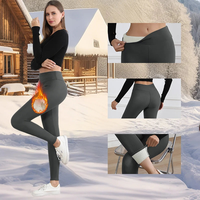 M&T Wear - Autumn Winter Warm Fleece Leggings for Women