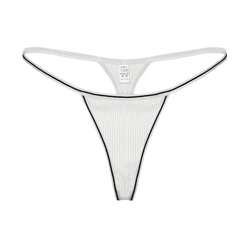 M&T Wear - Seamless Low-Rise Cotton Antibacterial Sports G-String