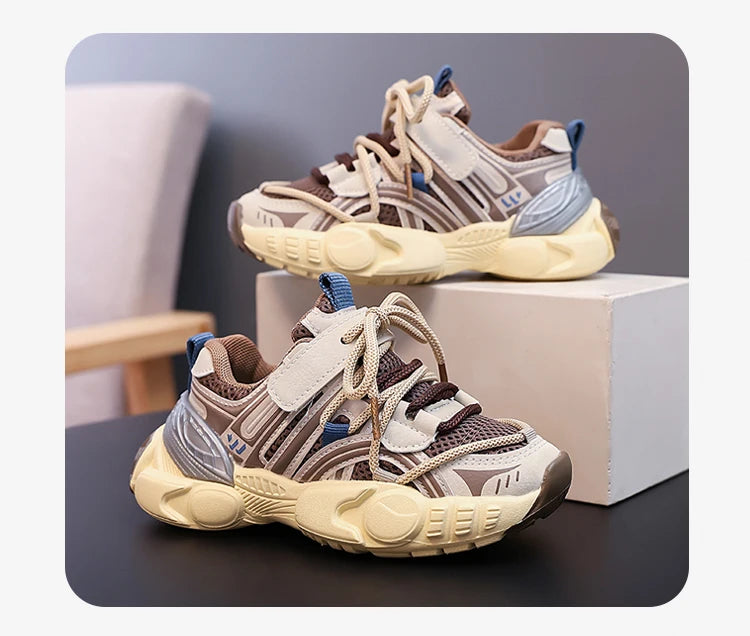 M&T Wear - Kids Sport Shoes Non-slip Fashion Toddler 2025 New Autumn Children Shoes for Boys Mesh Breathable Girls Sneakers Size 26-36