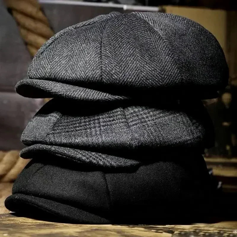 M&T Wear - Vintage Tweed Peaky Blinders Beret Cap