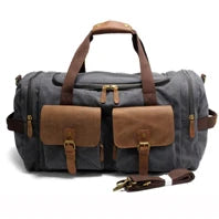 M&T Wear - New Fashion Genuine Leather Travel Duffle Bag & Weekend Tote