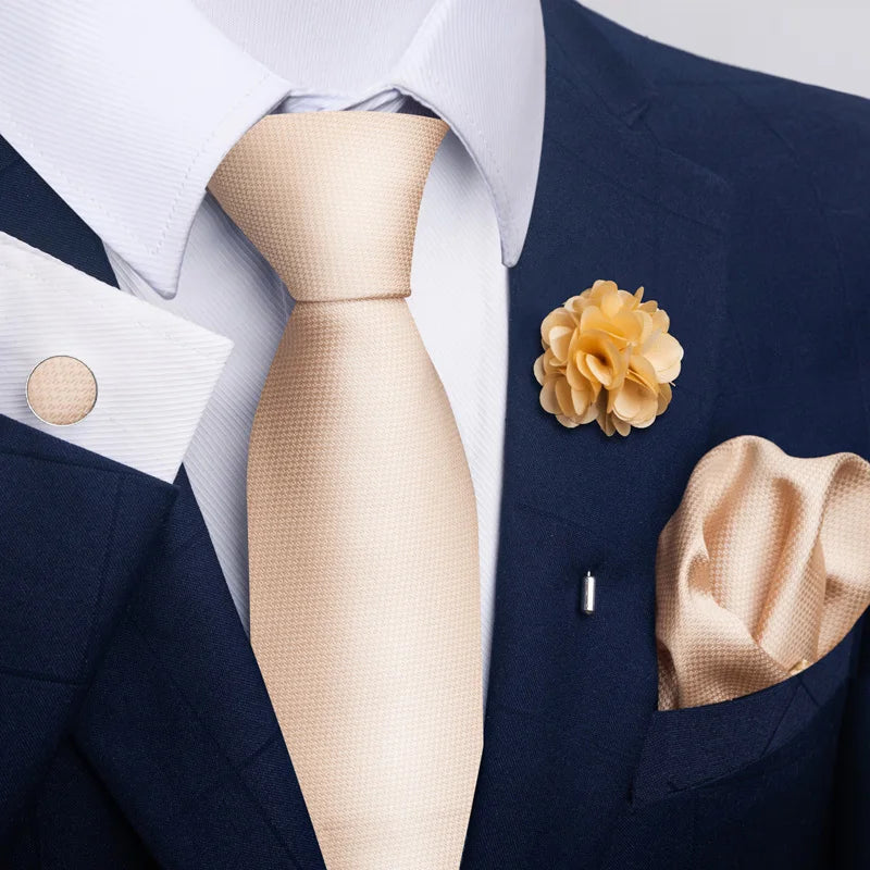 M&T Wear - Luxury Paisley Floral Tie & Accessory Set