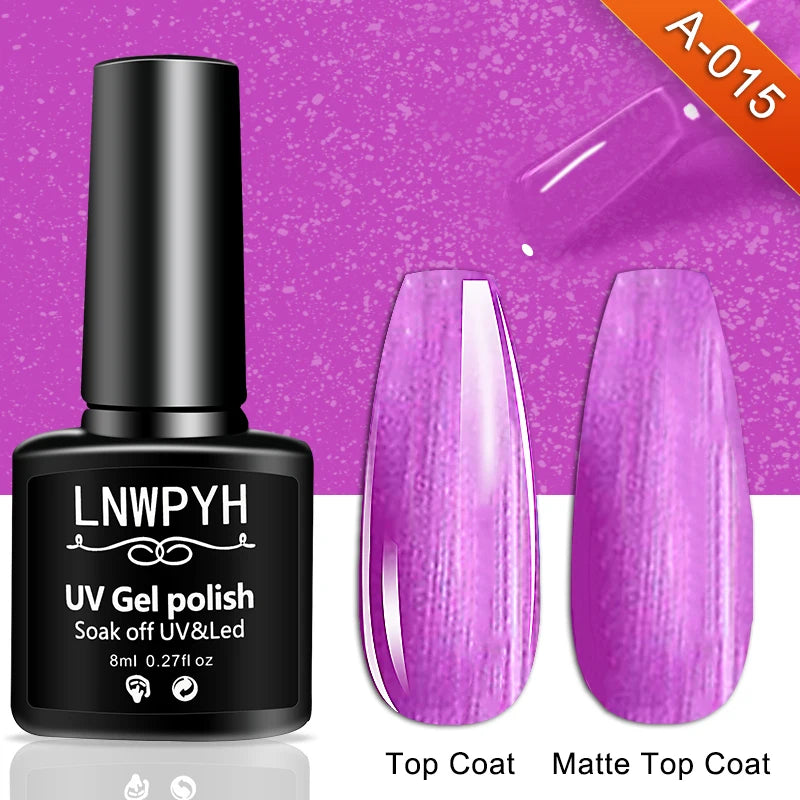 M&T Wear - 36 Color Gel Nail Polish Collection | Semi-Permanent Soak Off UV/LED Gel Varnish (8ml)