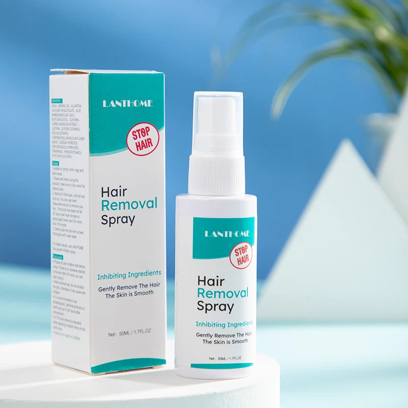 M&T Wear - 8-Min Painless Hair Removal Spray for Women | Cucumber Fresh Formula for Bikini, Armpit & Body