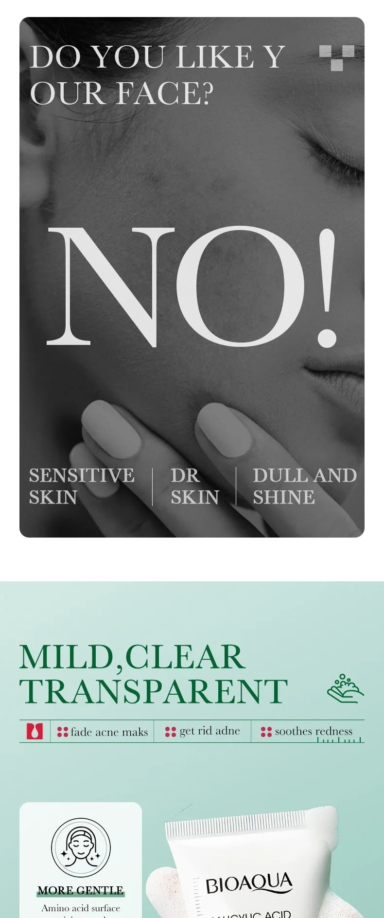 M&T Wear – Salicylic Acid Facial Cleanser 100g for Acne & Oil Control