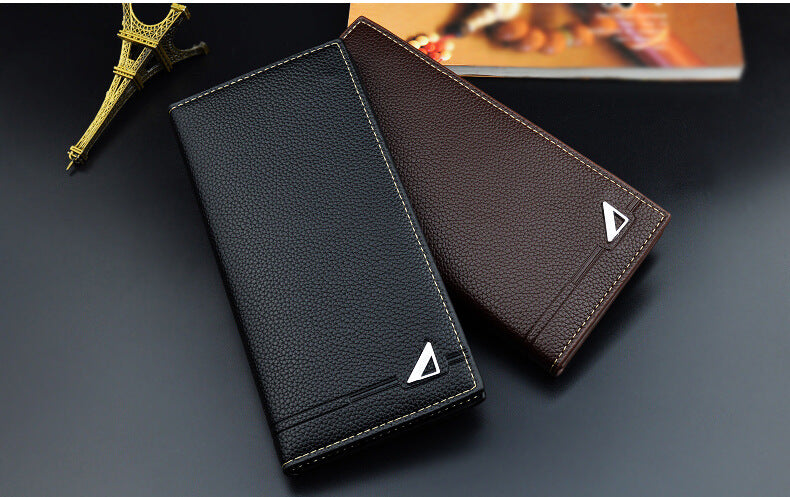 M&T Wear - Men’s Long PU Leather Wallet with Multi-Card & Coin Compartments