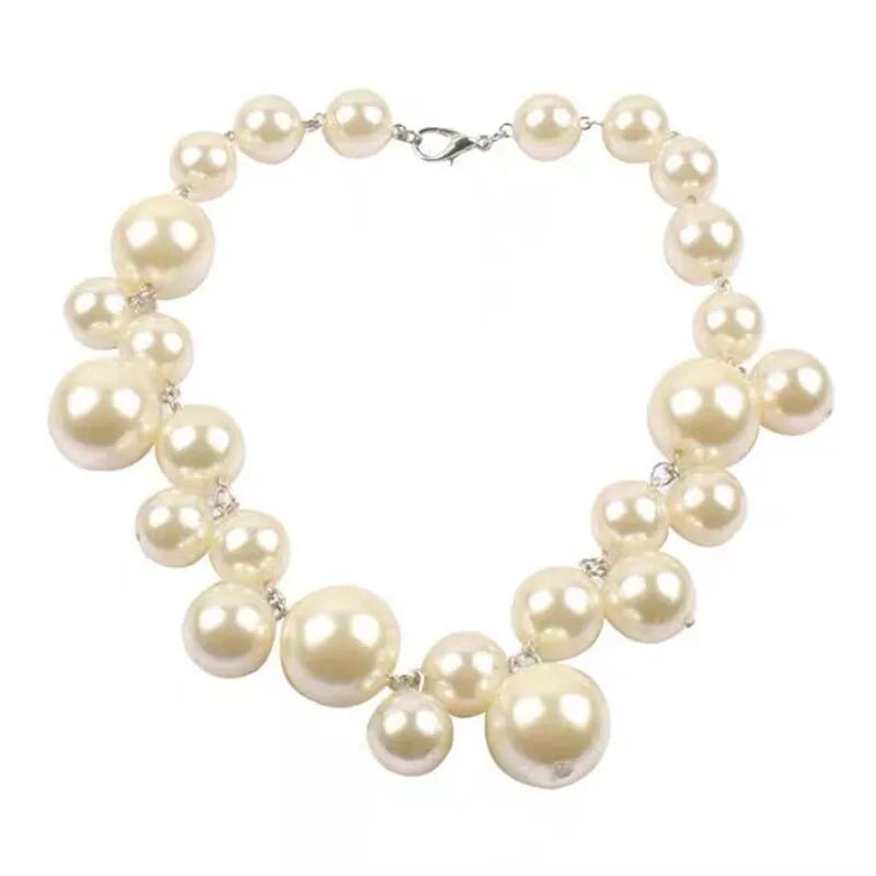 M&T Wear - Pearl Necklace for Women, European & American Style Travel and Wedding Accessory
