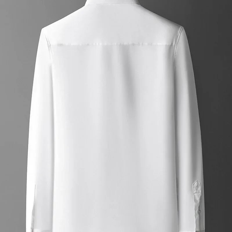 M&T Wear - Shirts for Men Long Sleeve Printed Funny with Print Man Shirt Button Up Sleeves Fashion 2024 Elegant Hipster High Quality Luxury