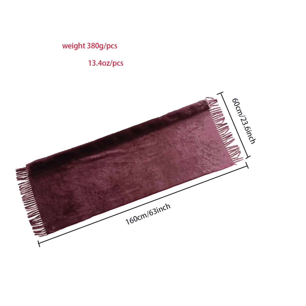 M&T Wear - Winter New Solid Color Shawl Warm Women's Wool Neck Scarf Shawl Dual purpose Thickened Dress Shawl