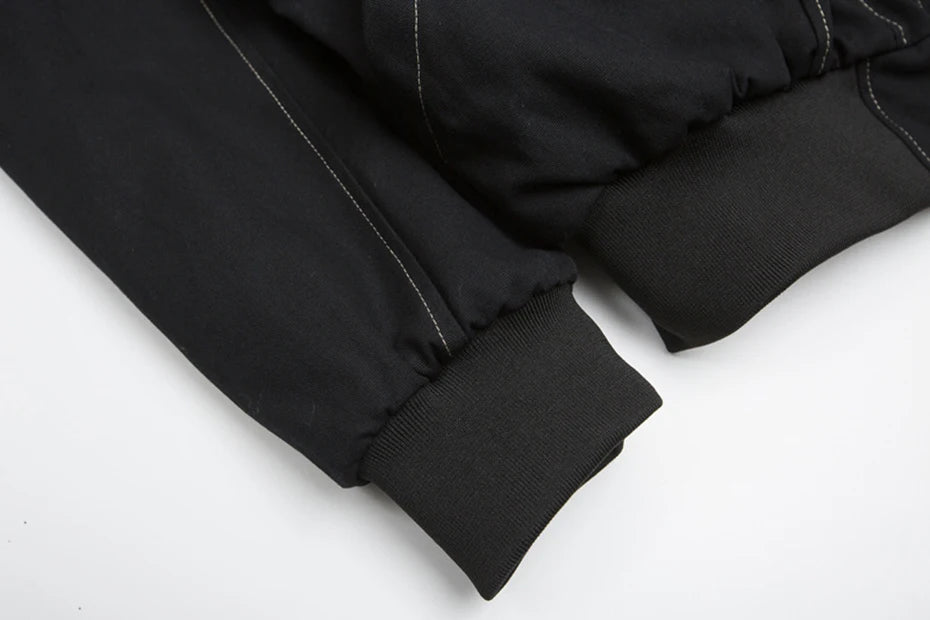 M&T Wear - Winter Jackets Fur Collar Parkas Coat Men Vintage Thicken Fleece Warm Jackets Streetwear Harajuku Hip Hop Padded Jackets Outwear
