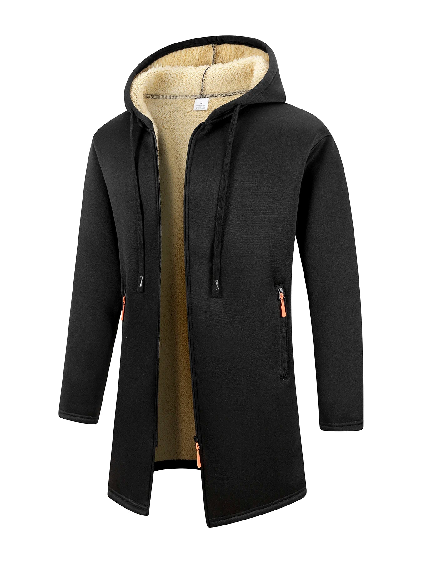 M&T Wear - Winter Men's Long Overcoat Jackets Casual Hooded Cardigans Men Outwear Liner Thickened Warm Hoodies Oversize Winter Top Jacket