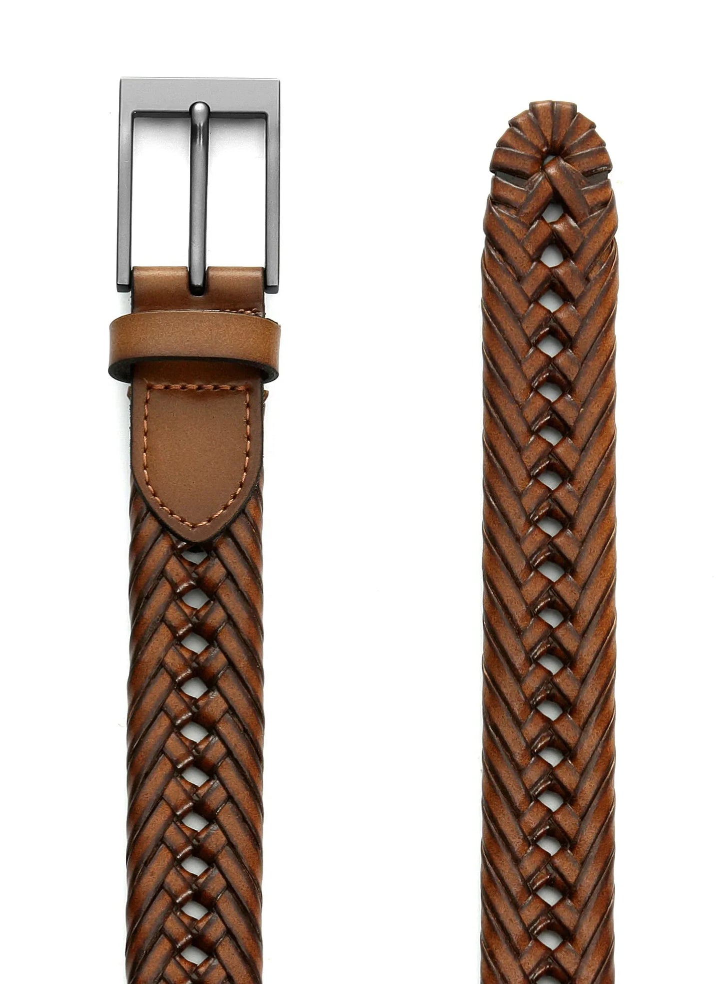 M&T Wear - Braided 100% Genuine Leather Pin/Automatic Belt