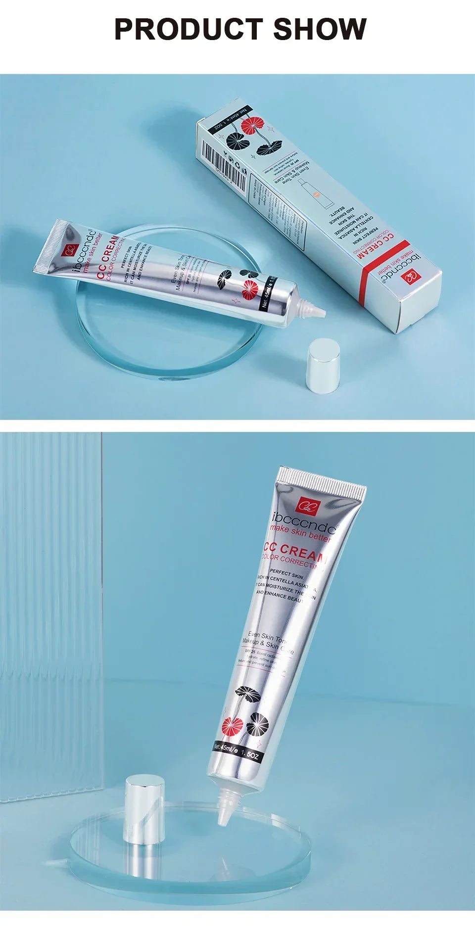 CC cream before makeup isolate, moisturizing, moisturizing and adjusting skin tone