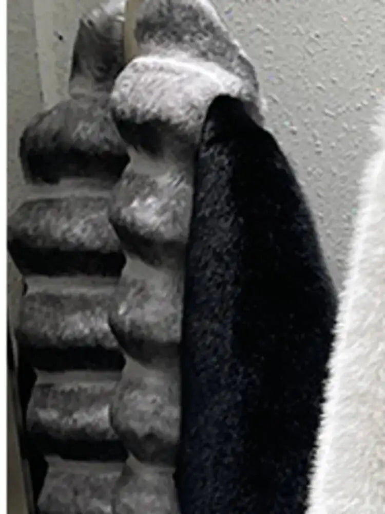 M&T Wear - Women's Faux Sheepskin Loose Fit Winter Coat