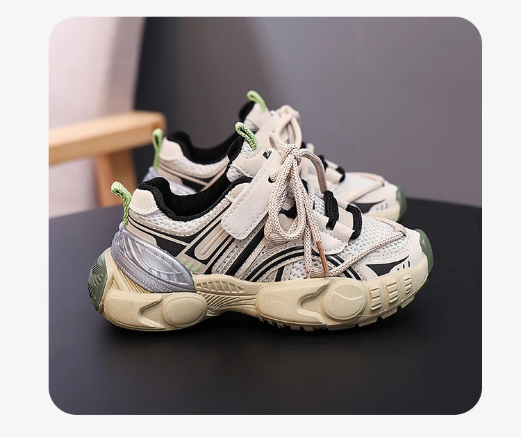 M&T Wear - Kids Sport Shoes Non-slip Fashion Toddler 2025 New Autumn Children Shoes for Boys Mesh Breathable Girls Sneakers Size 26-36