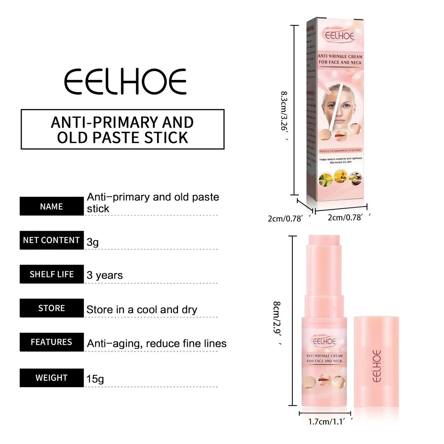 Anti Wrinkle Balm Anti Aging Reduce Fine Lines Moisturize Firming Repair Roughness Nourishing Brighten Dull Wrinkle Remover Balm