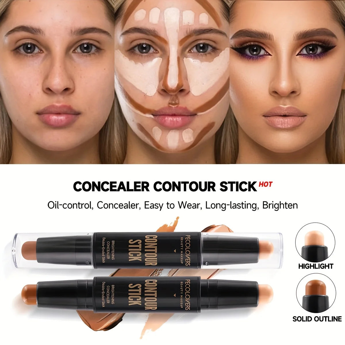 M&T Wear – Face Contour & Concealer Stick for Women