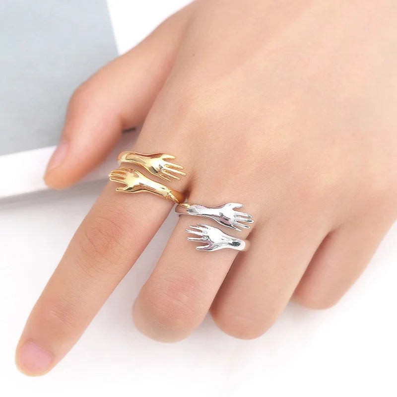 M&T Wear – Romantic Love Hug Adjustable Ring for Women