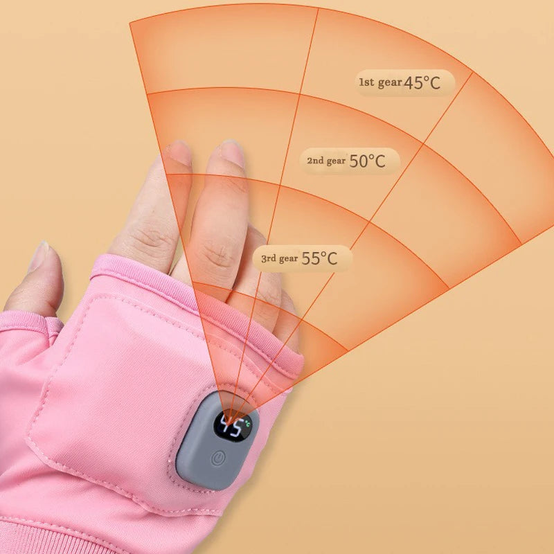 M&T Wear - Rechargeable warm winter electric gloves, suitable for use in cold weather, keep hands away from the cold!