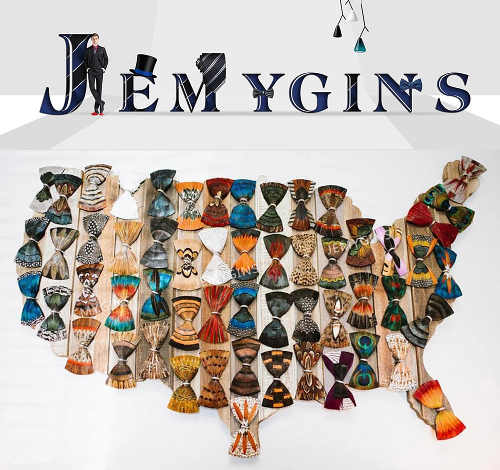 Wedding Bow Tie for Men Classic Burgundy Pre-tied Bowtie brooch wooden box Set for Party Show Butterfly Knot Groom best man Gift