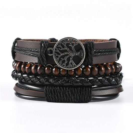 M&T Wear - 06 2024 Leather Braided Bracelet for Men