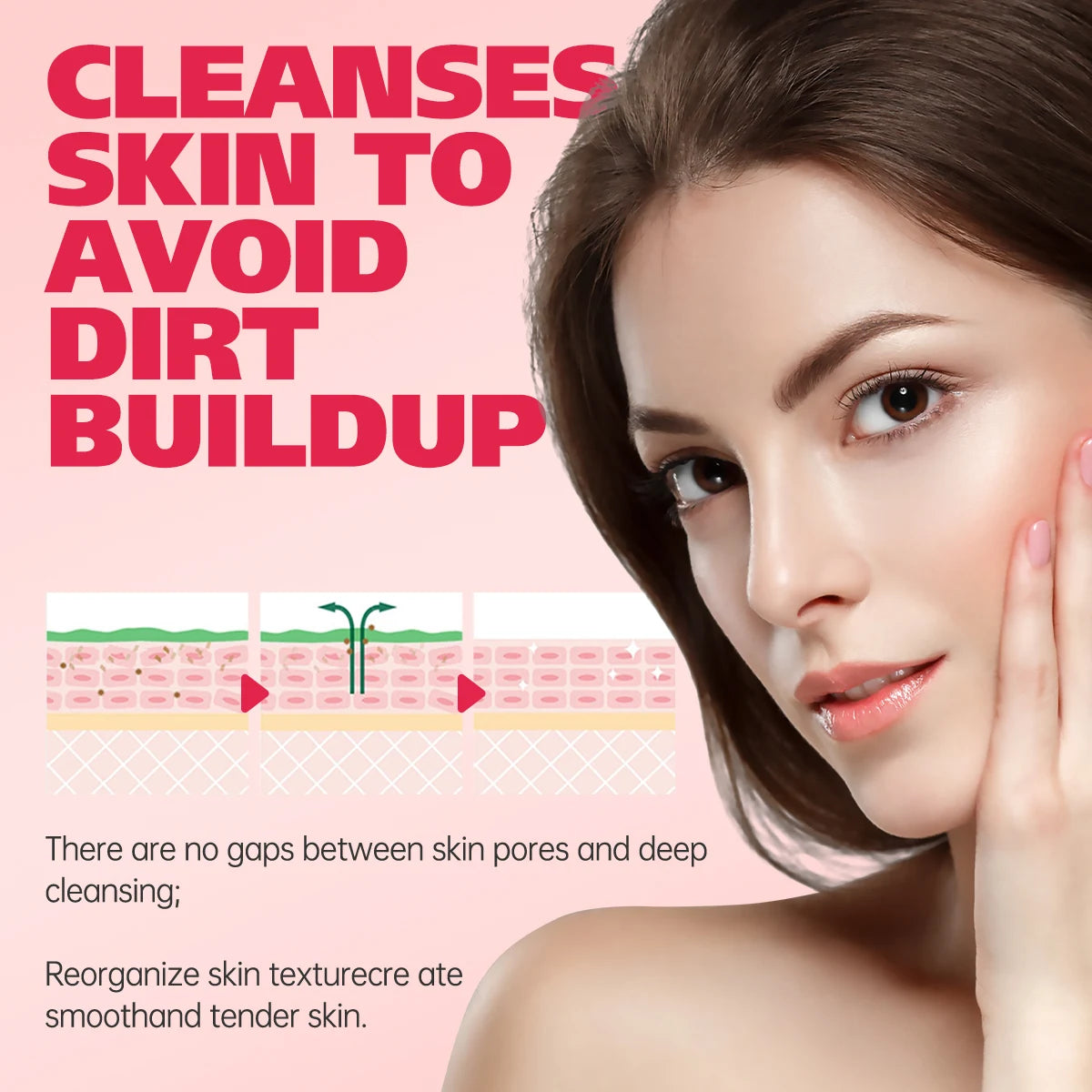 moisturizing beauty and whitening Mask Removes Blackheads Deep Cleaning Moisturizing Oil Control Clay Facial Skin Care Portable