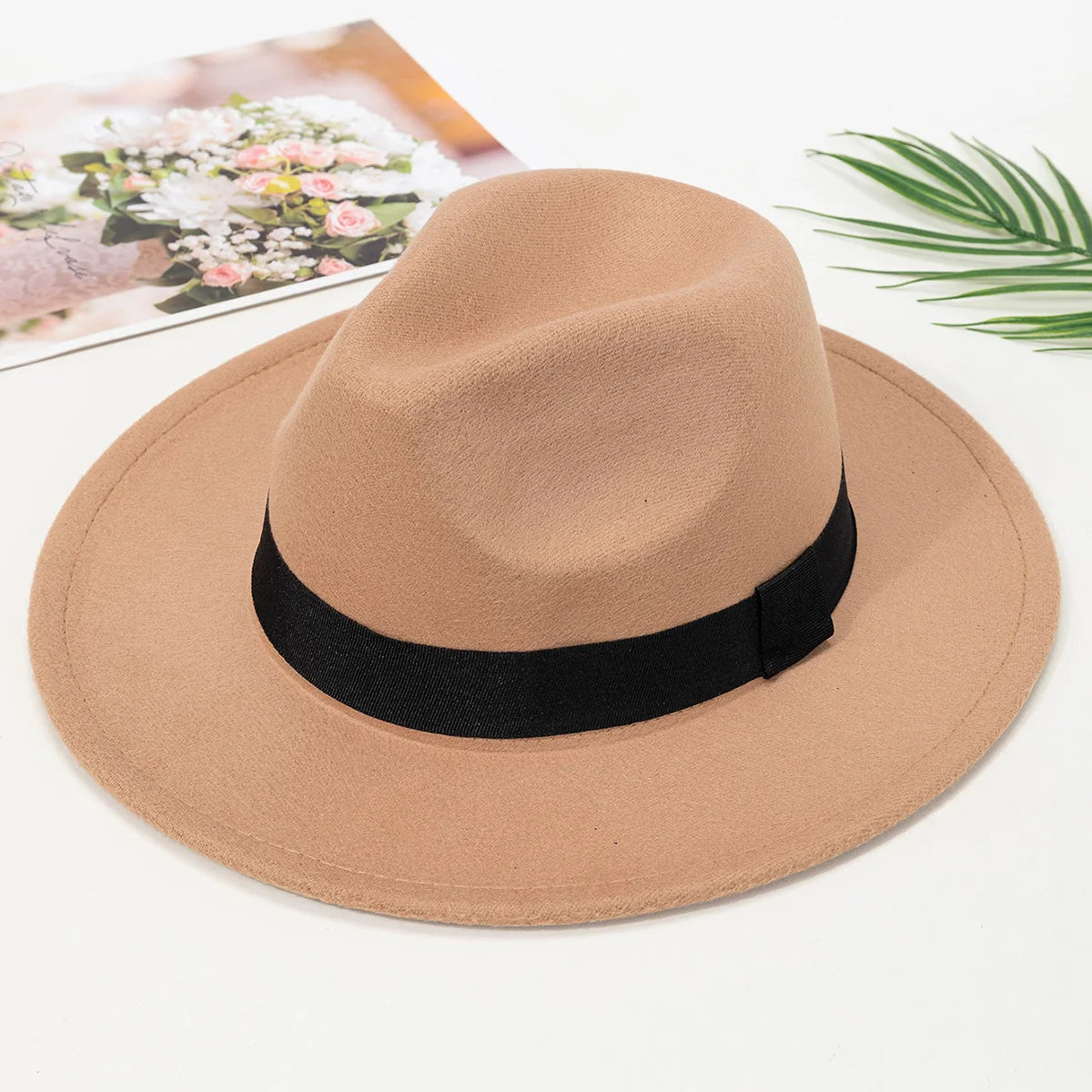 M&T Wear - Large Brim Formal Woolen Jazz Fedora