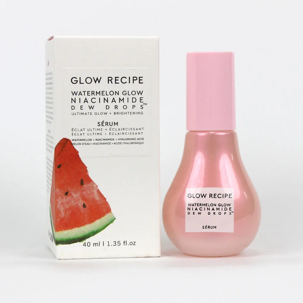 M&T Wear – Watermelon Glow Niacinamide Dew Drops Face Serum | Brightening & Hydrating Primer (40ml)