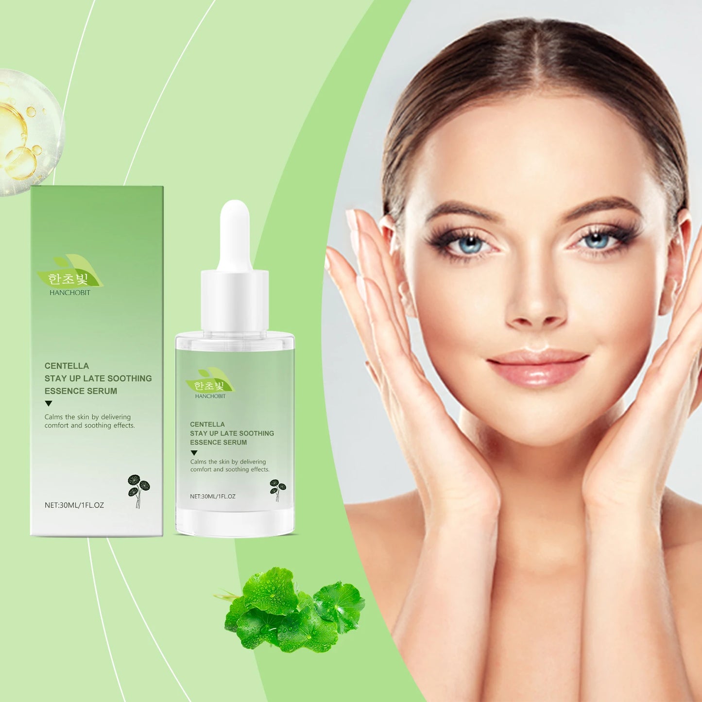 M&T Wear – Centella Asiatica Soothing Serum | Calming, Hydrating & Moisturizing Facial Care (50ml)