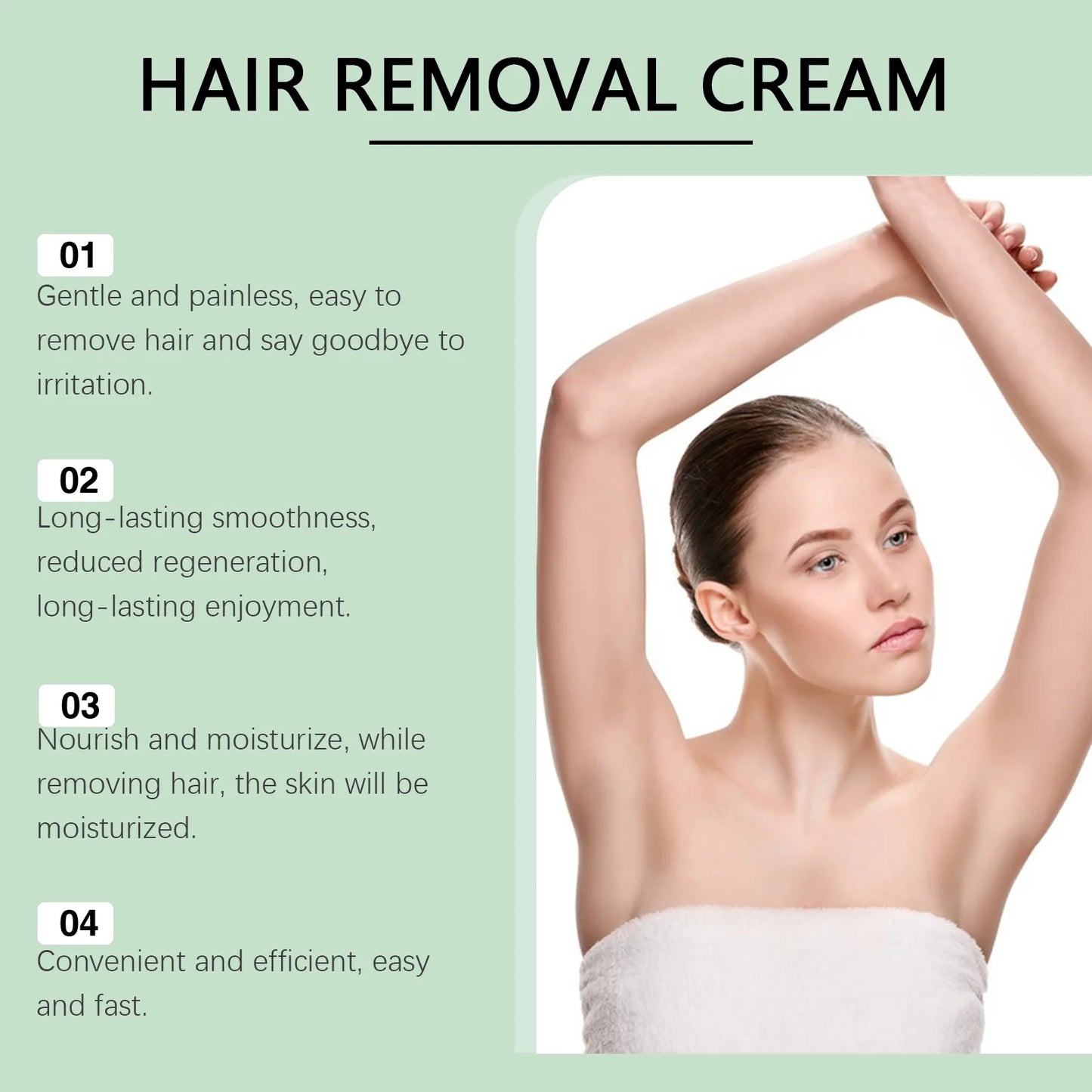 M&T Wear - Avocado Gentle Hair Removal Cream | Smooth, Soothing & Painless Care (30g)