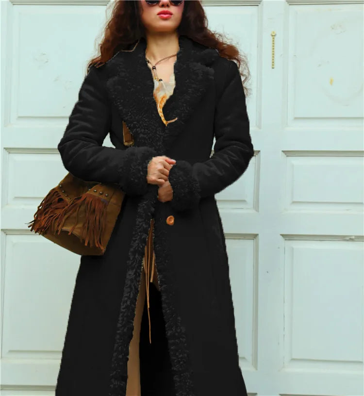 M&T Wear - Women's European Style Thickened Suede Winter Coat