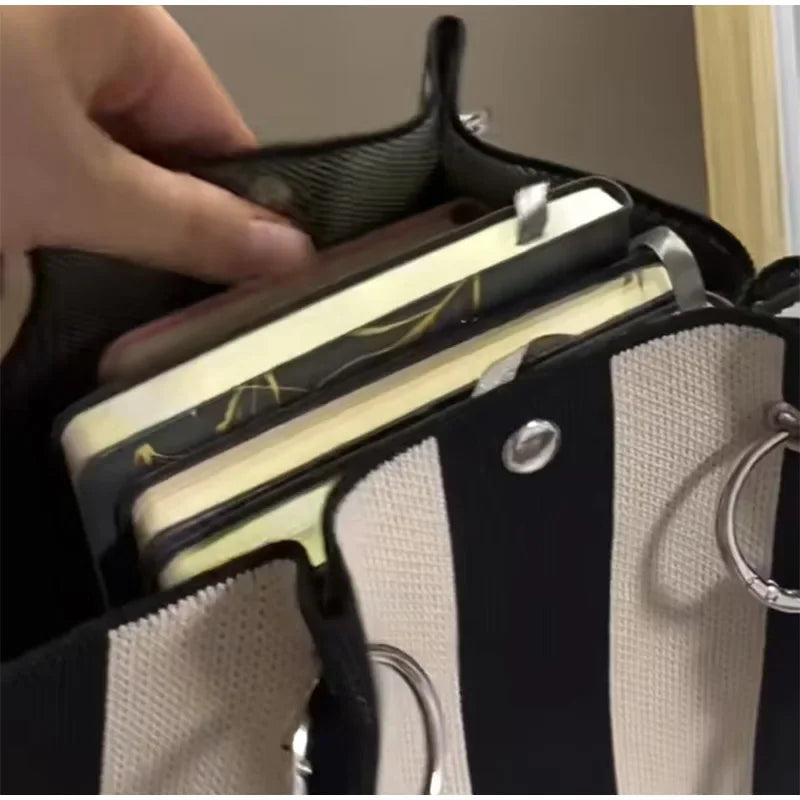 M&T Wear - Women’s Woven Crochet Dumpling Bucket Bag