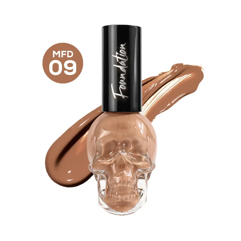 M&T Wear – Flawless Finish Liquid Foundation (Moisturizing, Oil-Control, Waterproof, Long-Lasting)
