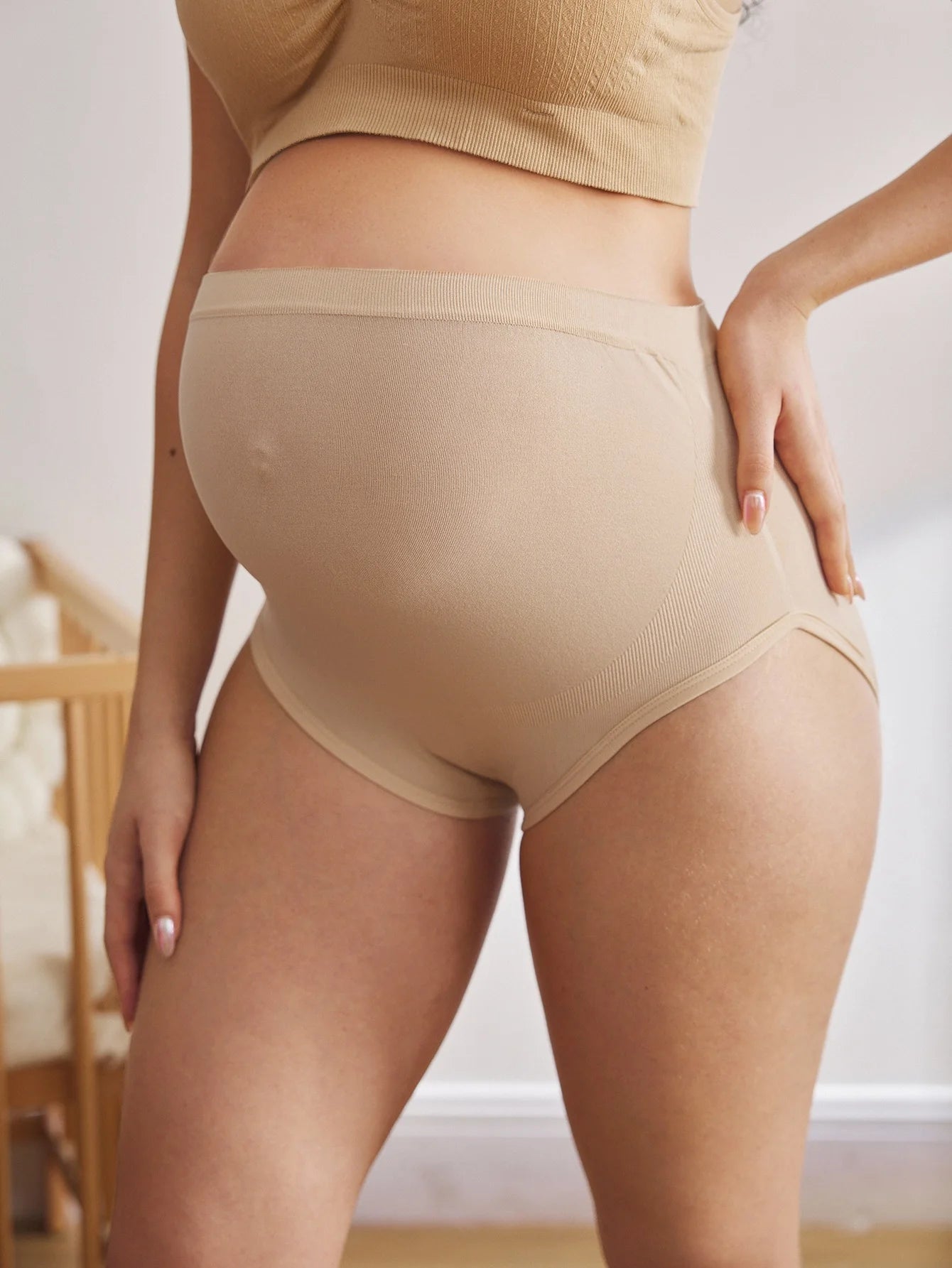 M&T Wear - High-Waist Thermal Abdominal Support Maternity Underwear