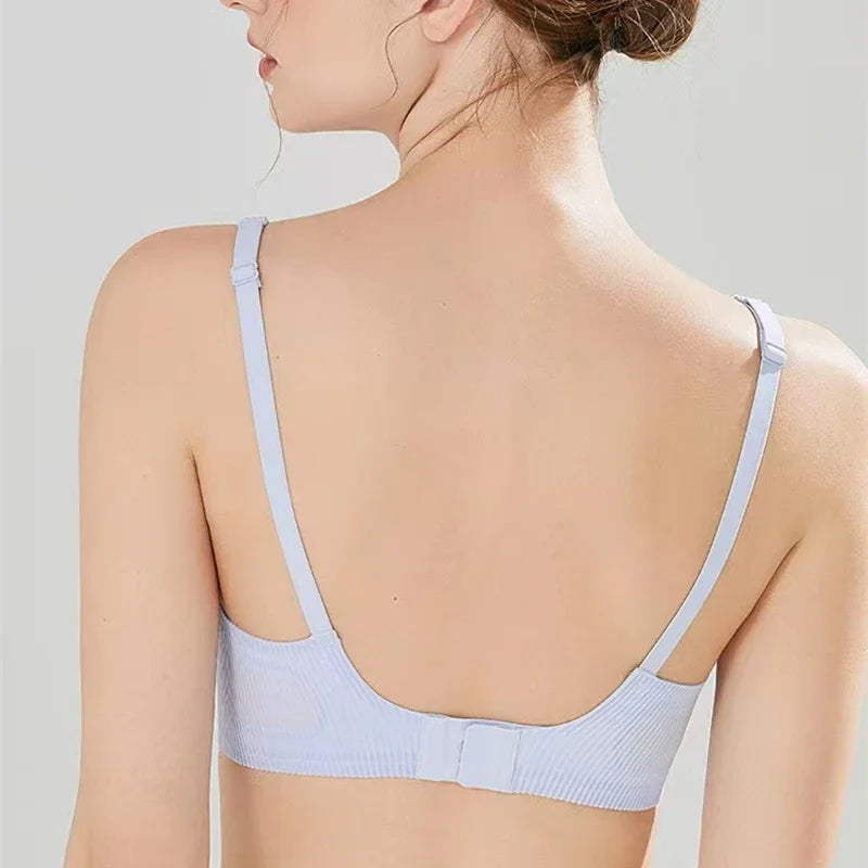 M&T Wear - Seamless Deep V Soft Support Cool Underwear Bra