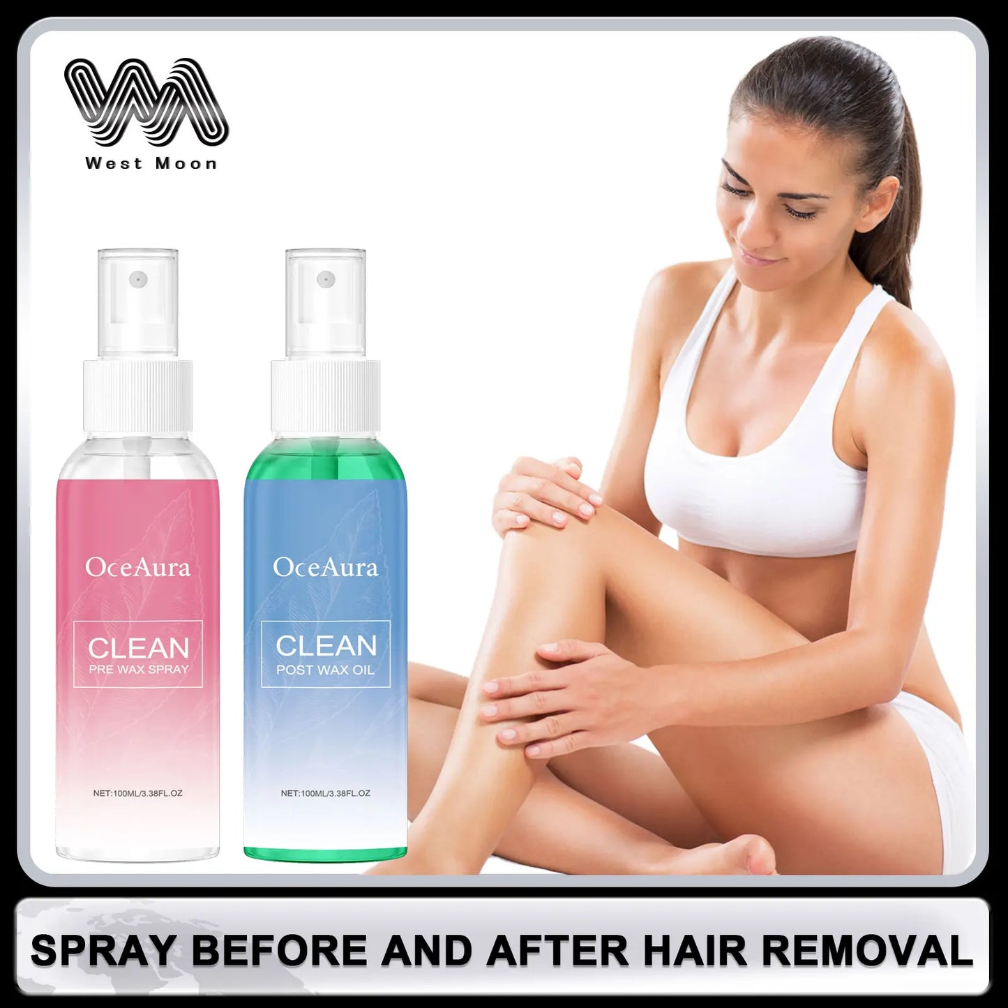 M&T Wear - Hair Removal Care Spray | Soothing, Hydrating & Anti-Redness Post Wax Treatment (100ml)