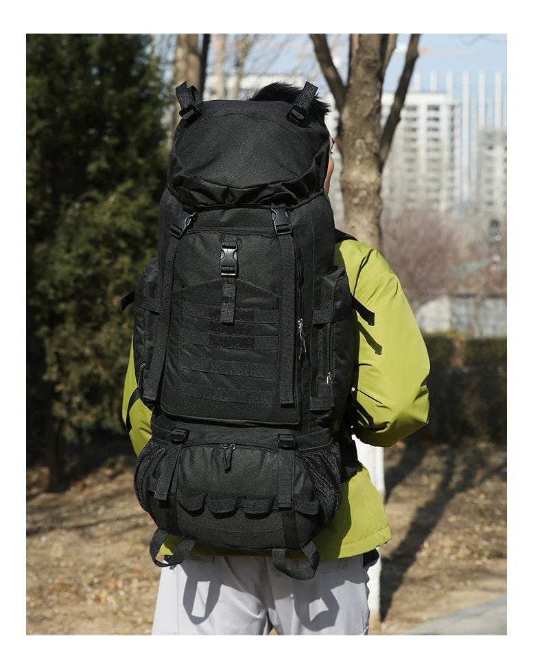 M&T Wear - 90L Large Capacity Tactical Mountaineering Backpack with Molle System