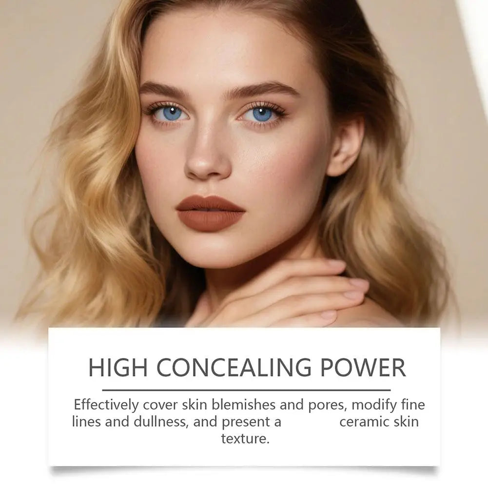 M&T Wear – Double-Head Foundation Stick with Built-In Brush (13g)