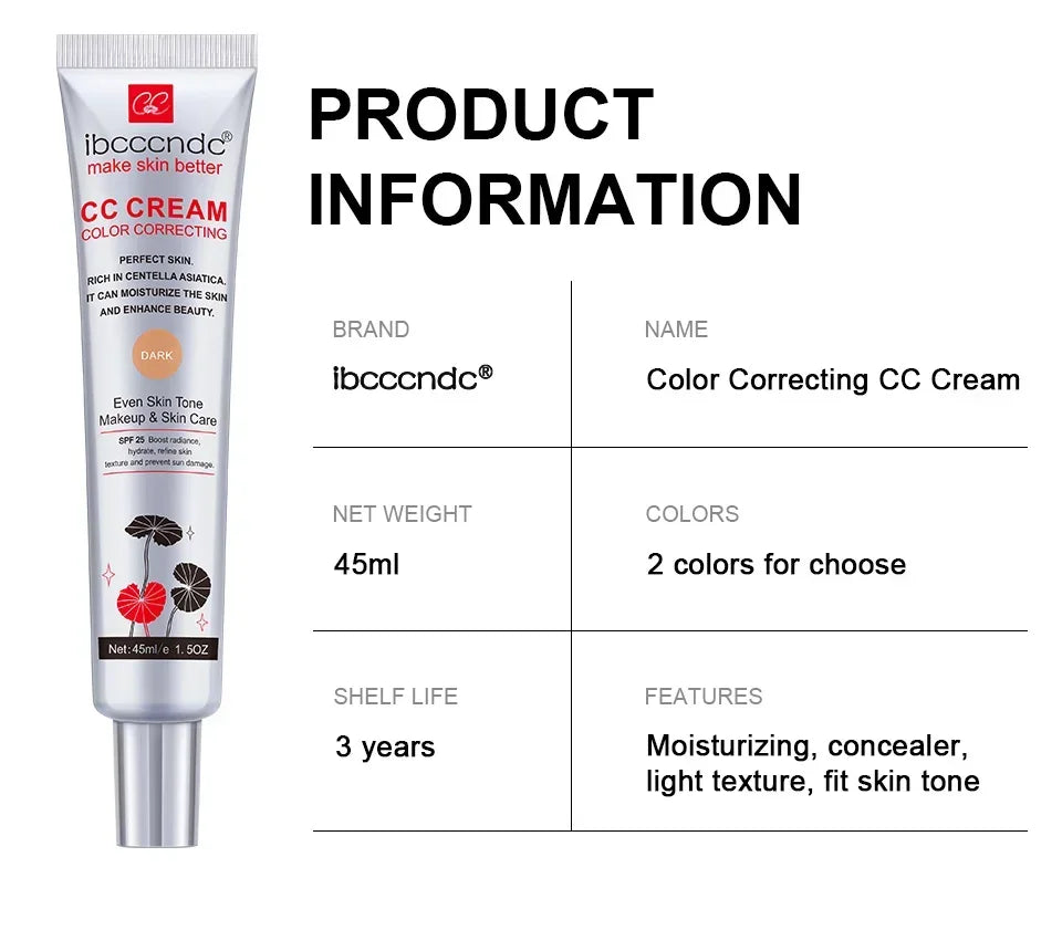 CC cream before makeup isolate, moisturizing, moisturizing and adjusting skin tone
