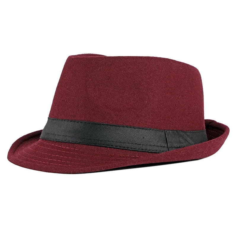 M&T Wear - Simple Plain Woolen British Jazz Hat