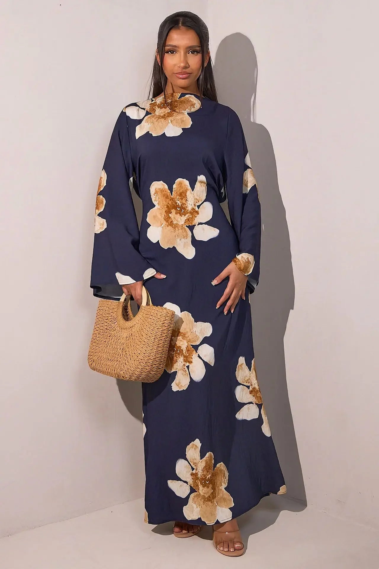 M&T Wear - Pakistani Elegant Floral Print Dress